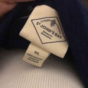 Navy blue plaid shirt